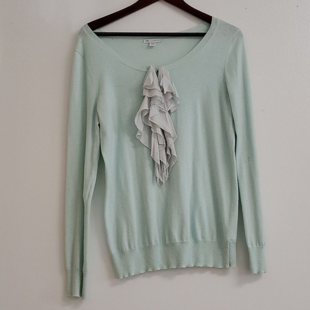 Gap Soft Turquoise Sweather Top